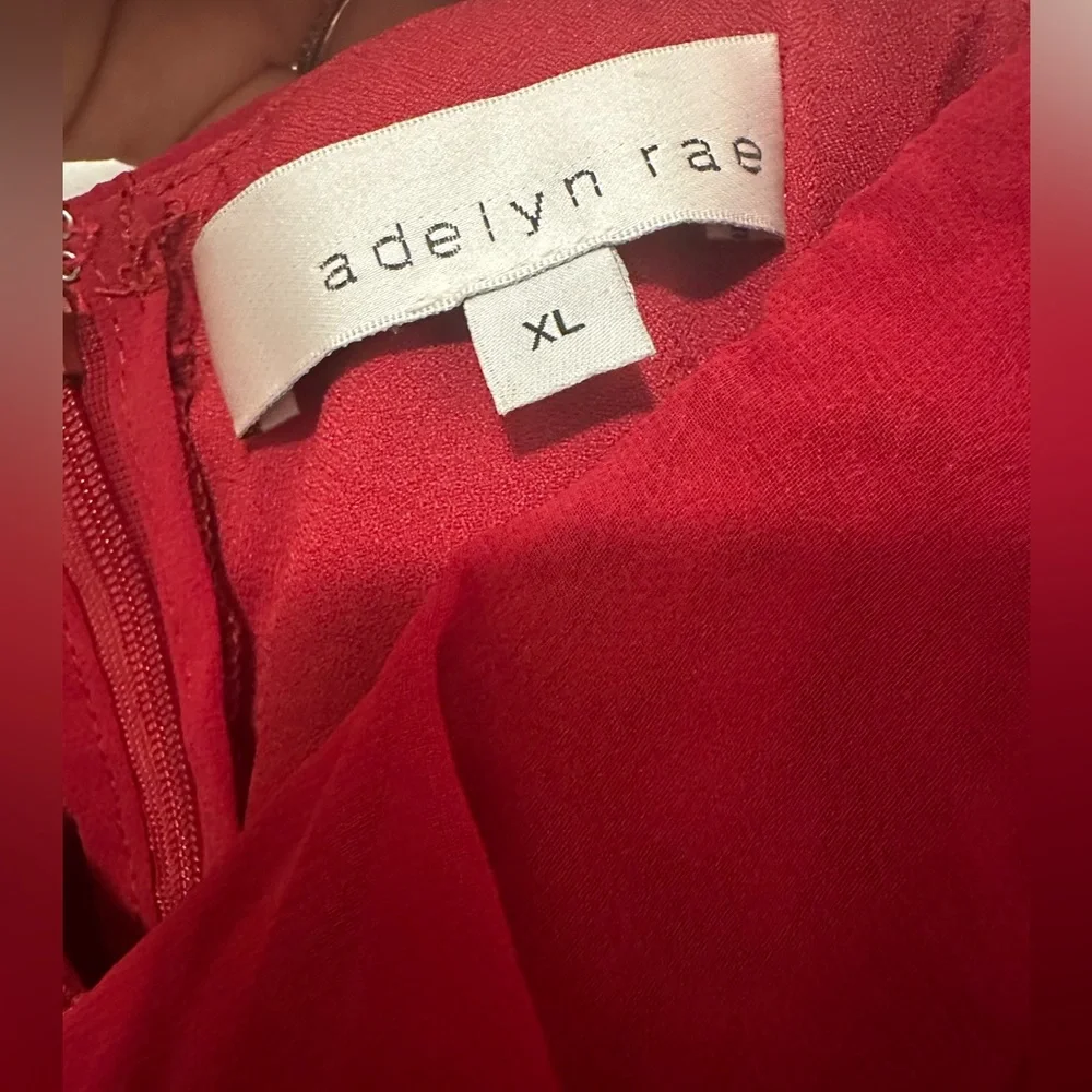 Red Adelyn Rae Dress - Picture 3 of 5